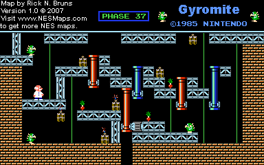Gyromite - Phase 37 - Nintendo NES Map