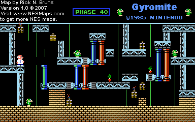 Gyromite - Phase 40 - Nintendo NES Map