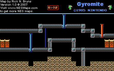 Gyromite - Round 02 - Nintendo NES Map