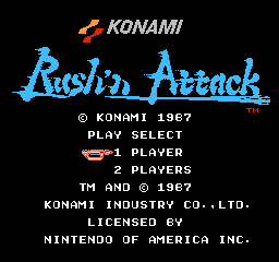 Rush'n Attack Title Screen