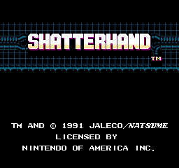 Shatterhand Title Screen