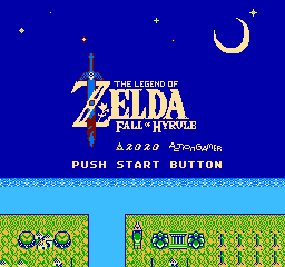 The Legend of Zelda - Fall of Hyrule Title Screen