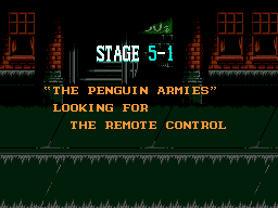 Batman Returns Stage 5-1 Title - Nintendo NES