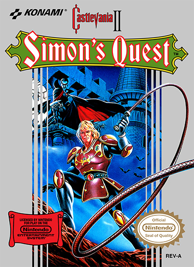 Castelvania II 2 Simon's Quest Box Cover Front