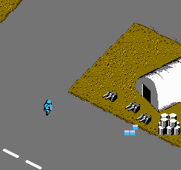 Commando Area 1-4 Screen - Nintendo NES
