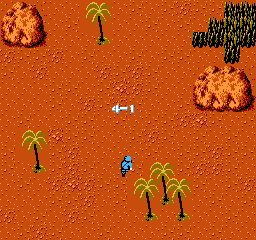 Commando Area 4-1 Screen - Nintendo NES