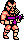 Willy (right) - Double Dragon NES Nintendo Sprite