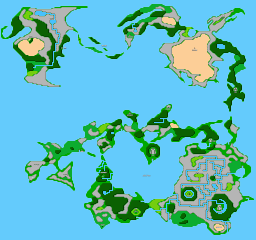 Final Fantasy Screen Shot Overworld Map