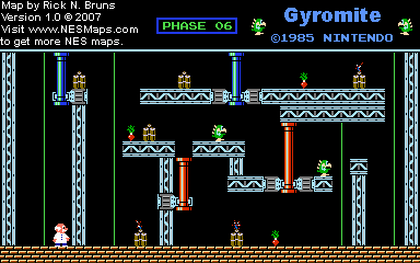 Gyromite - Phase 06 - Nintendo NES Map