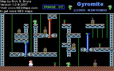 Gyromite - Phase 07 - Nintendo NES Map