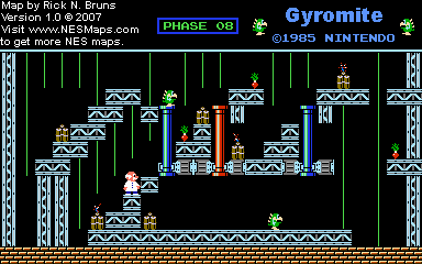 Gyromite - Phase 08 - Nintendo NES Map