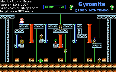 Gyromite - Phase 38 - Nintendo NES Map