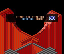 Marble Madness Level 4 BG Title - Nintendo NES