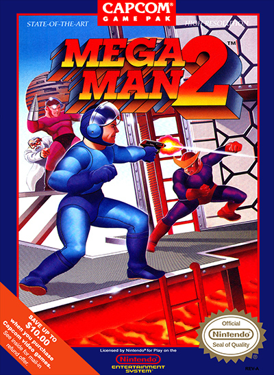 Mega Man 2 Box Cover Front