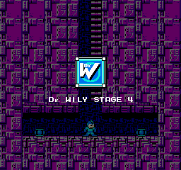 Dr. Wily Stage 4 - Mega Man II 2 Screen