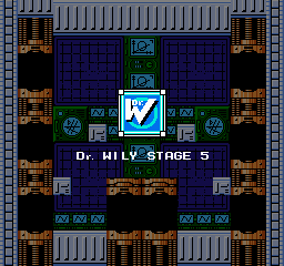 Dr. Wily Stage 5 - Mega Man II 2 Screen BG