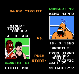 Mike Tyson's Punch-Out!! King Hippo Screen - Nintendo NES