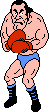 Super Macho Man - Mike Tyson's Punch-Out!! NES Nintendo Sprite
