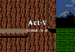 Ninja Gaiden Stage 5-2 Title - Nintendo NES