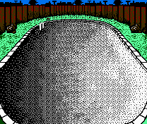 Skate or Die! Joust Screen - Nintendo NES BG
