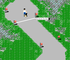 Skate or Die! Race Screen - Nintendo NES